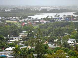 Mackay Real Estate Feature - Looking south west towards hospital and Pioneer River. Picture: Tony Martin