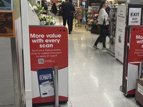 Smart gates are at both Coles and Woolworths. Picture: news.com.au