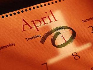 April 1 is April Fools' Day. 