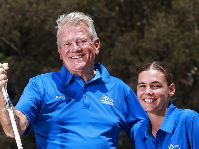 Daily Telegraph. 23, December, 2022.Father and daughter, Kevin and Alexis Whelen, on board their boat Reve, at the CYCA, today.Alexis is doing her first Syd-Hobart yacht race.Picture: Justin Lloyd.