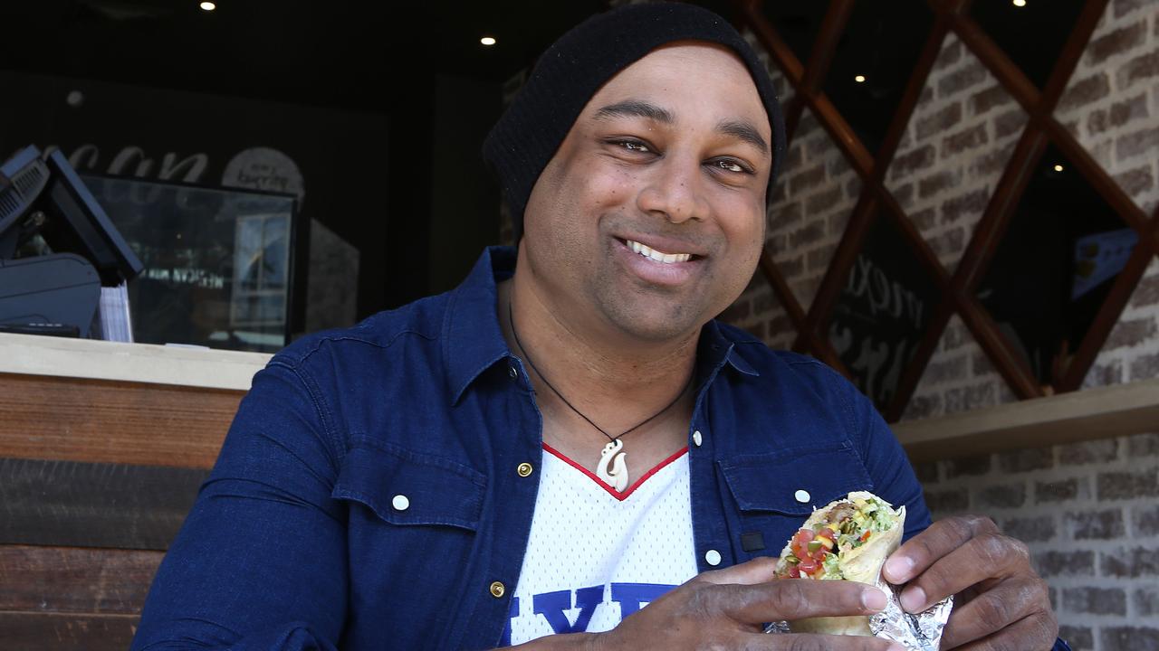 Owner of Zambrero, Dr Sam Prince. For every burrito or bowl sold a meal is donated to someone in need. Picture Chris Pavlich