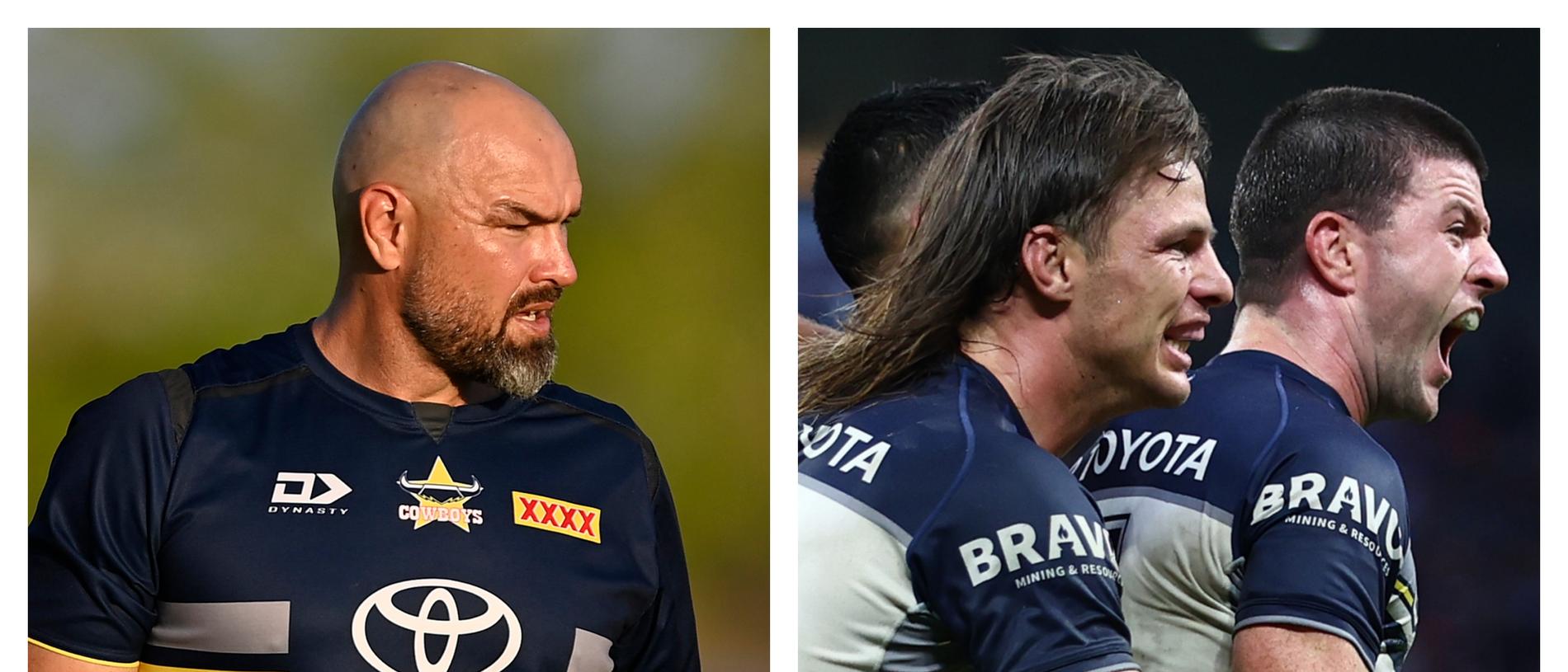 NRL 2023: North Queensland Cowboys, Todd Payten, Roosters, Scott  Drinkwater, Reuben Cotter, training session, wrestling, how did they turn  it around