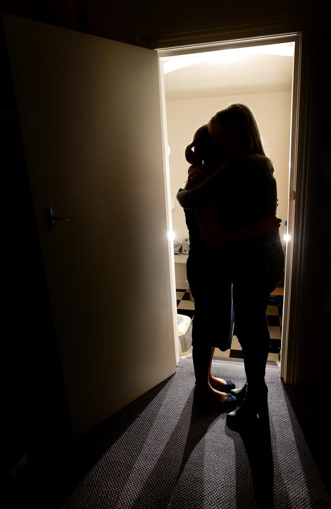'Lisa' (not her real name) was raped by a man she knew. Her mother 'Jacqui' watched her daughter fade to 45kg. Picture Norm Oorloff
