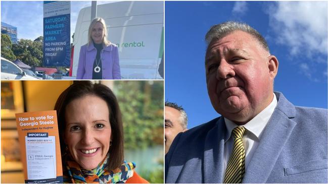 Hughes MP Craig Kelly is fighting to retain his seat against Liberal's Jenny Ware and independent candidate Georgia Steele. Picture: Supplied, Facebook