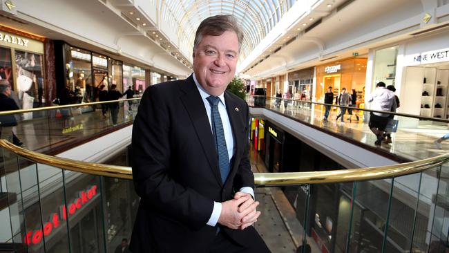 Vicinity Centres chief executive Grant Kelley at the Chadstone shopping centre in Melbourne. Picture: David Geraghty