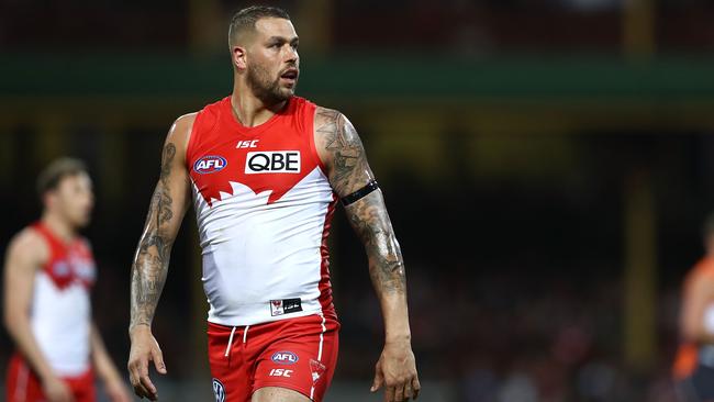 Will Lance Franklin play in a premiership with the Swans? Picture: Getty Images