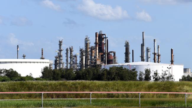 Ampol’s Lytton refinery. Picture: AAP