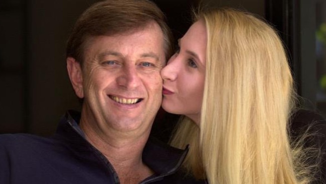 Dennis Cometti with daughter, Ricki.