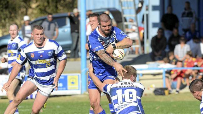 TAKING IT ON: Grafton Ghosts front rower Brett Wicks will pick up the coach's clipboard for the first time next season when he leads the club's reserve grade side. Picture: Matthew Elkerton