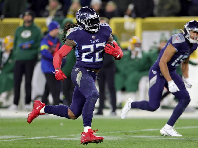 Derrick Henry in action for the Tennessee Titans. Picture: Stacy Revere/Getty Images