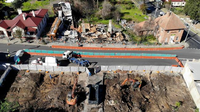 The removal of what remained of homes burnt down by the New Year's Eve fires has allowed some locals ready to begin the rebuilding process. Picture: Toby Zerna