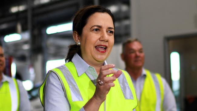 Premier Annastacia Palaszczuk has insisted she will do no deals if Labor falls short of a majority. NCA NewsWire / Dan Peled