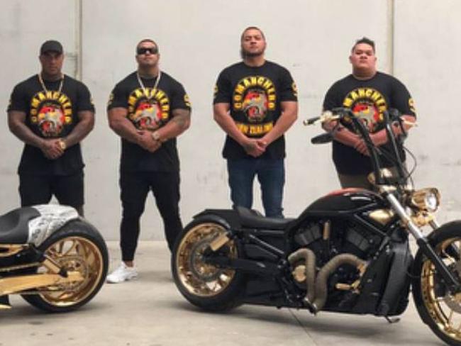 Patched members of the Comanchero OMCG from Australia have set up a chapter in New Zealand. Picture: Instagram