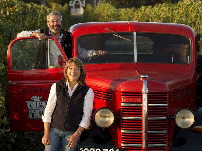 Henschke Wines, 2015 Hill Of Grace. Family In the Vineyard. Supplied by Justine Henschke.