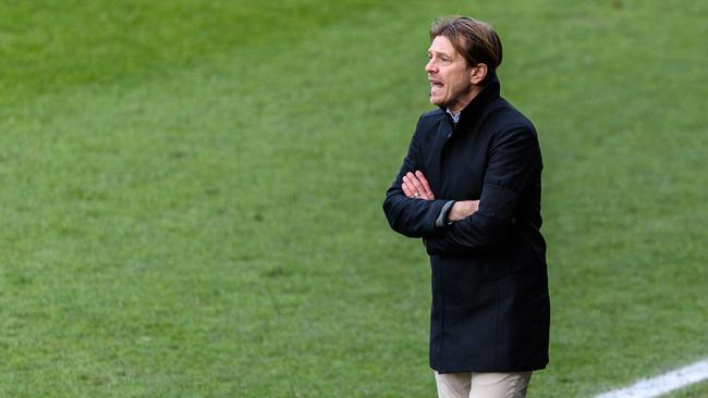 Tony Gustavsson’s life as Matildas coach is off to a poor one after conceding five goals for the second straight international friendly for the first time in 26 years. Photo: Getty Images