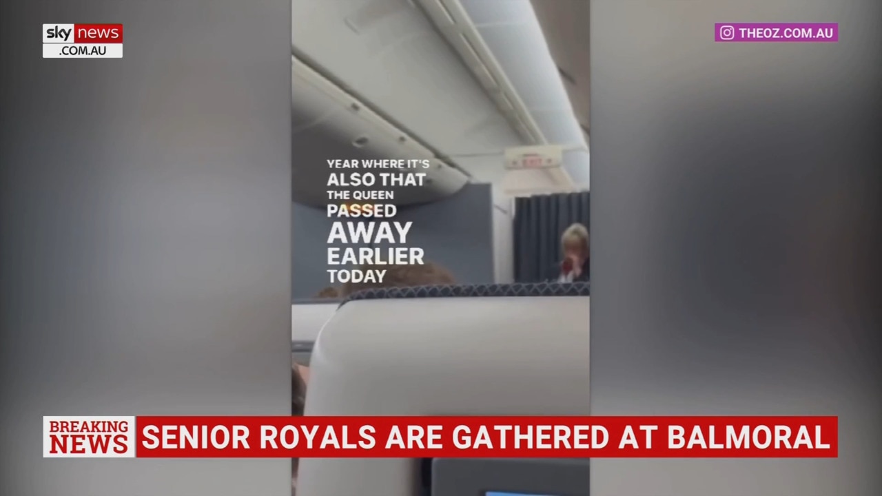 Passengers on flight to London informed of Queen's passing by pilot