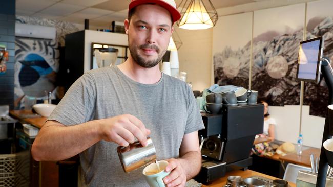 Cortado manager Eugene Baker says the Lawson cafe has a seasonal menu. (AAP IMAGE / Angelo Velardo)