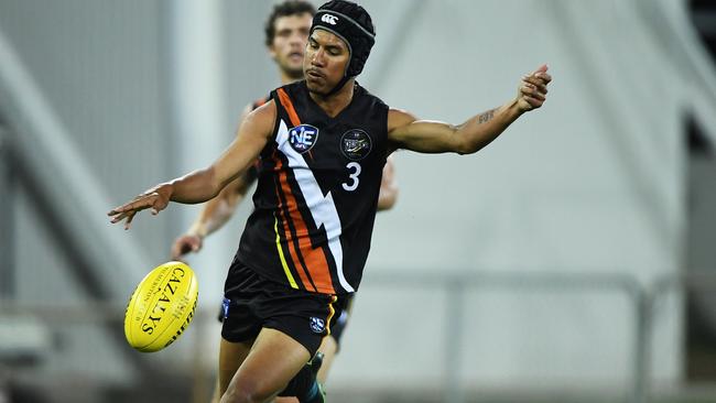 Ben Rioli was a solid contributor in Thunder’s big loss to the GWS Giants. Picture: Felicity Elliott.