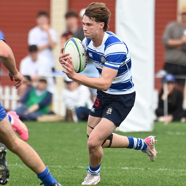 Jacob Johnson. GPS First XV rugby between Churchie and Nudgee College. Saturday July 27, 2024. Picture, John Gass