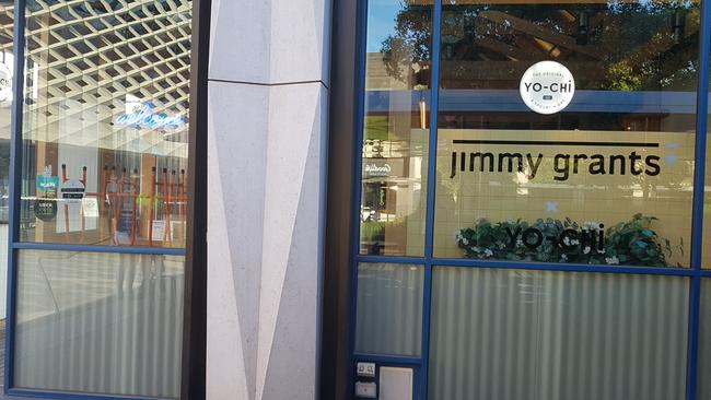 Jimmy Grants' abandoned restaurant in Ringwood Town Square at Eastland. Picture: Kiel Egging.