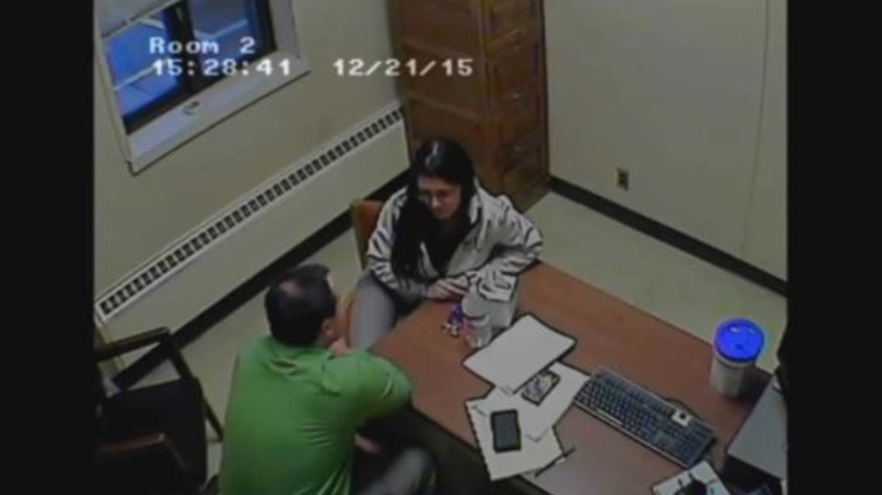 Kaitlyn Conley was interrogated by investigators. Picture: Oxygen