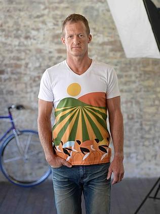 Apres Velo T-shirts released for the Tour Down Under. Picture: Supplied.