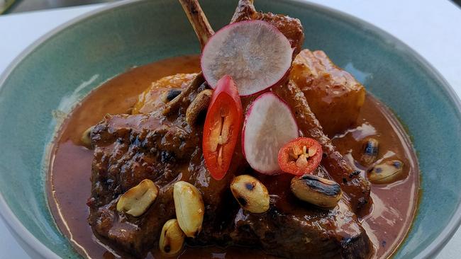 Massaman Curry lamb cutlets, Eazy Tiger Trinity Beach