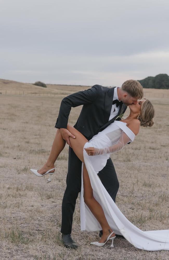 Sharing a kiss. Picture: Bianca Virtue Photographer