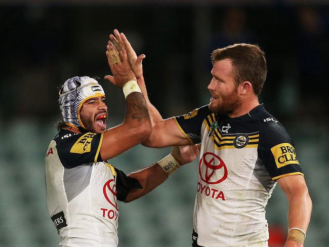 Johnathan Thurston and Gavin Cooper helped deliver a memorable comeback win.