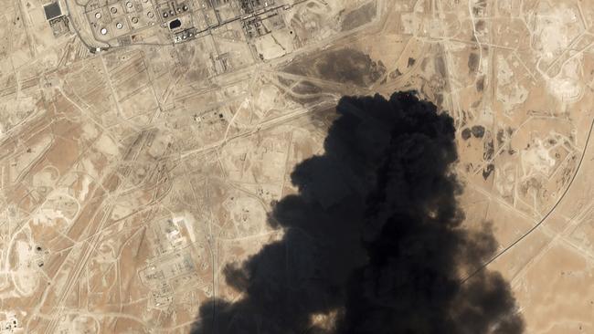 The strikes against Saudi oil facilities ​knocked out about half of the kingdom’s production and the effects could reverberate in the global market for weeks or even months. Picture: AP