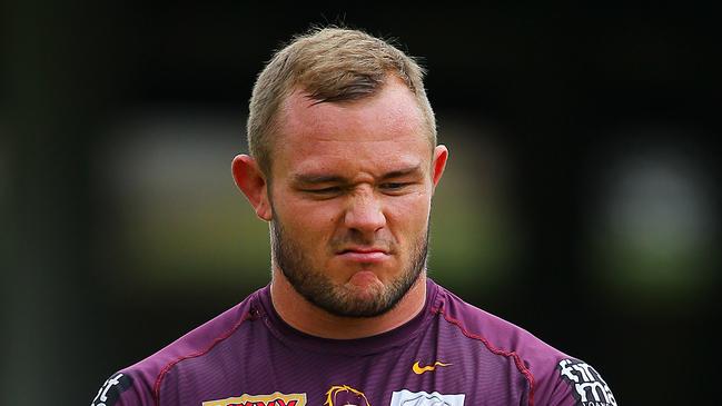 Martin Kennedy was quickly axed by the Broncos. Pictures: Jack Tran / The Courier Mail