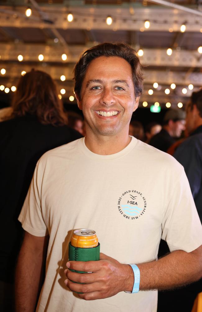 Joe Turpel at the WSL Gold Coast Pro 2025 after party at Burleigh Pavilion for Gold Coast at Large. Picture, Portia Large.