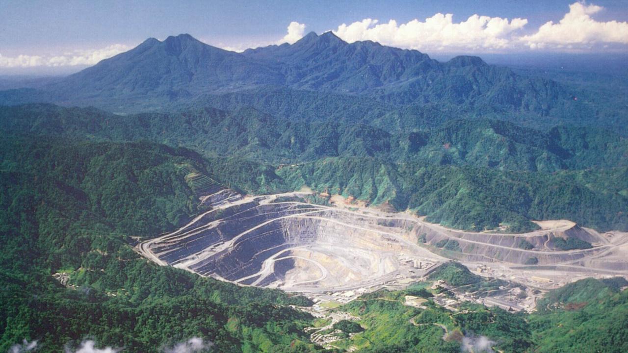 The huge, and now closed, Panguna mine on Bougainville was as source of much wealth and bloodshed.