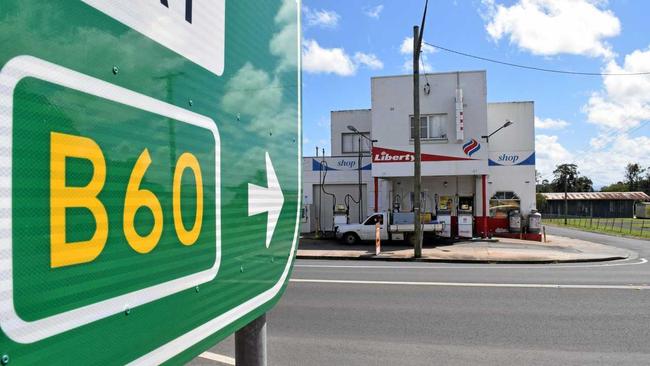 The Liberty service station on Centre St in Casino where the armed robbery is alleged to have occurred. Picture: Hamish Broome