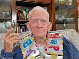 HAPPY BIRTHDAY: Buderim man Bert Davies turned 101 last Friday. Picture: Patrick Woods