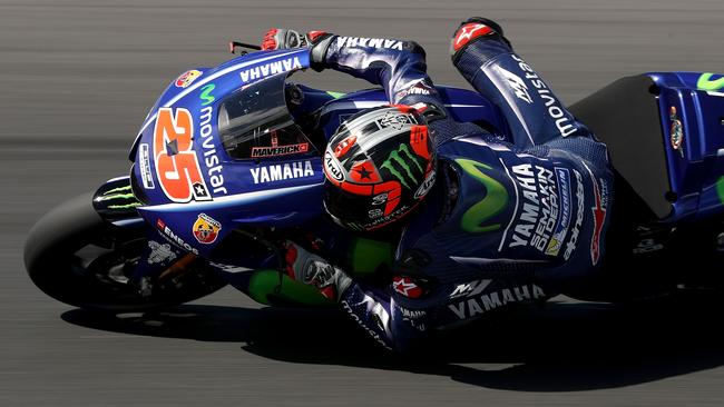 Maverick Vinales tops the second day of testing at Phillip Island