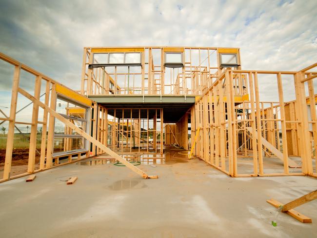 Home under construction  Picture: istock