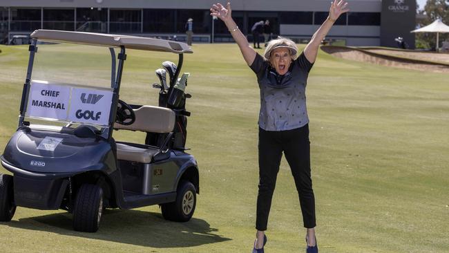 Kris Tapp has been named Golf SÃ’s Volunteer of the Year for her work leading a team of 729 volunteers at the LIV Golf event. Picture: Kelly Barnes