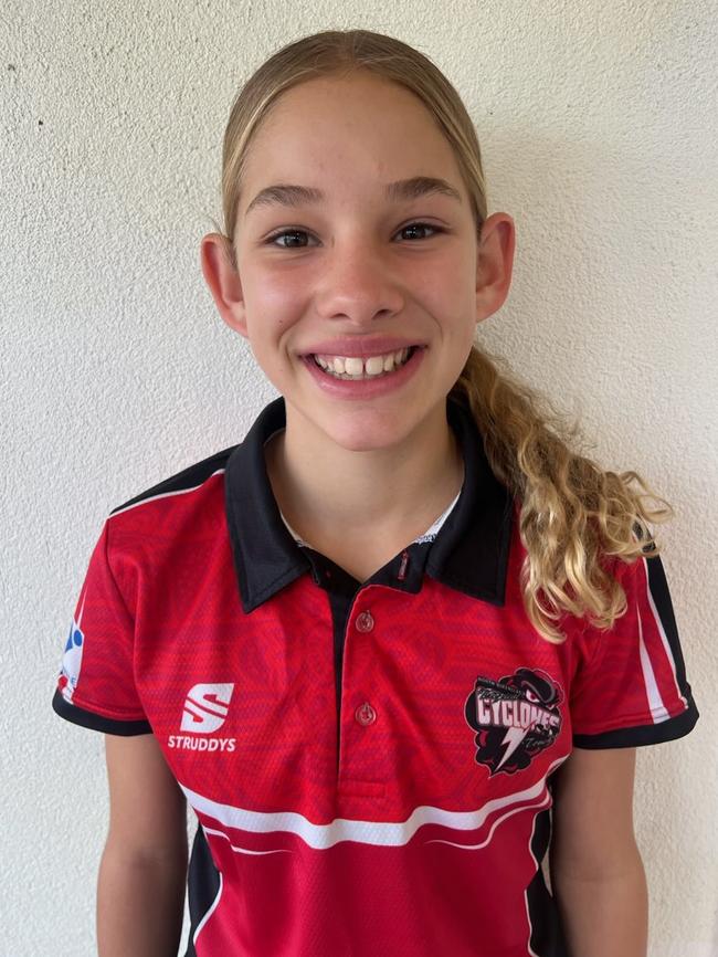 NQ Cyclones touch football player Elka Shappard ahead of the National Youth Championships on the Sunshine Coast. Picture: Supplied.