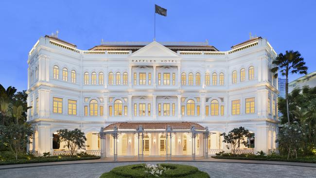 The recently refurbished Raffles Hotel Singapore. Picture: Raffles Singapore