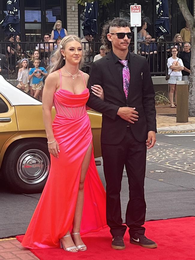 The students arrive at Urangan State High School's formal.