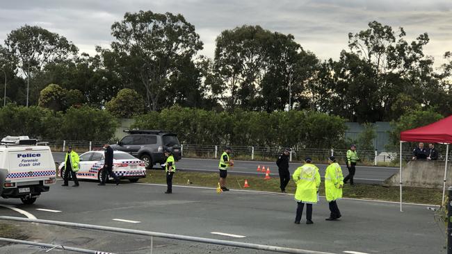 The stolen vehicle was found dumped on the Sunshine Coast. Picture: Steve Pohlner