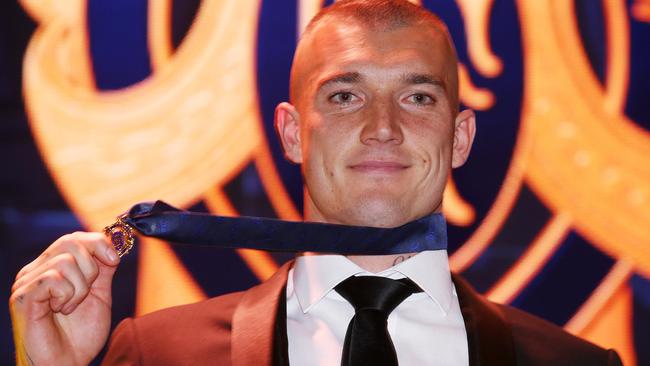 Dustin Martin claimed the Brownlow Medal this year. Picture: Michael Klein