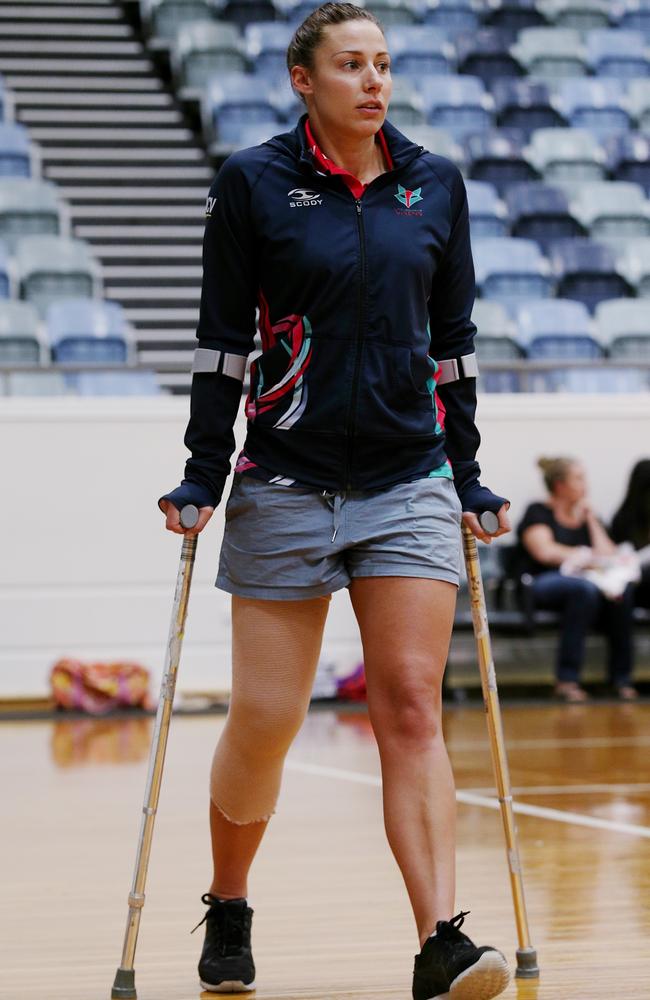 Madi Robinson prior to her knee reconstruction in 2015.