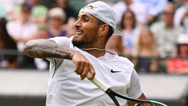 Nick Kyrgios. Picture: SEBASTIEN BOZON / AFP