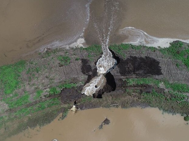 Bolzan Quarry dam wall collapse