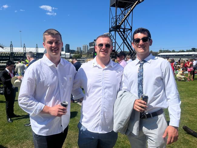Liam Phillips, Craig Watson and Stephen Buddle