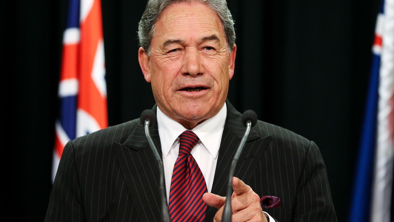 Deputy Prime Minister Winston Peters’ days of representing New Zealand appear to be over. Picture: Hagen Hopkins/Getty Images.