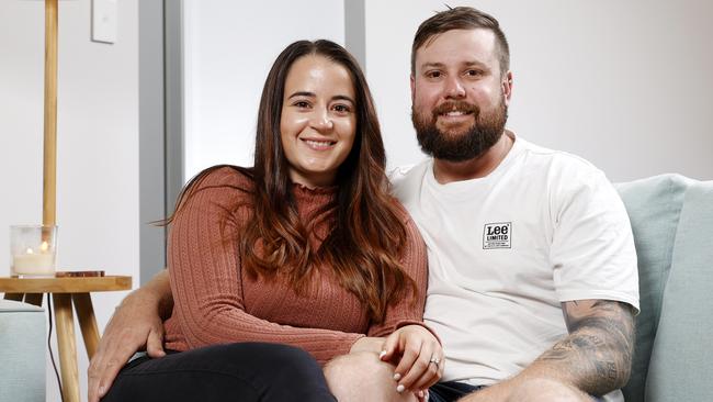 29 year-old Despina O'Neill and her husband Nick from Spring Farm have just started the IVF process and had a pre-pregnancy genetic test. Picture: Jonathan Ng