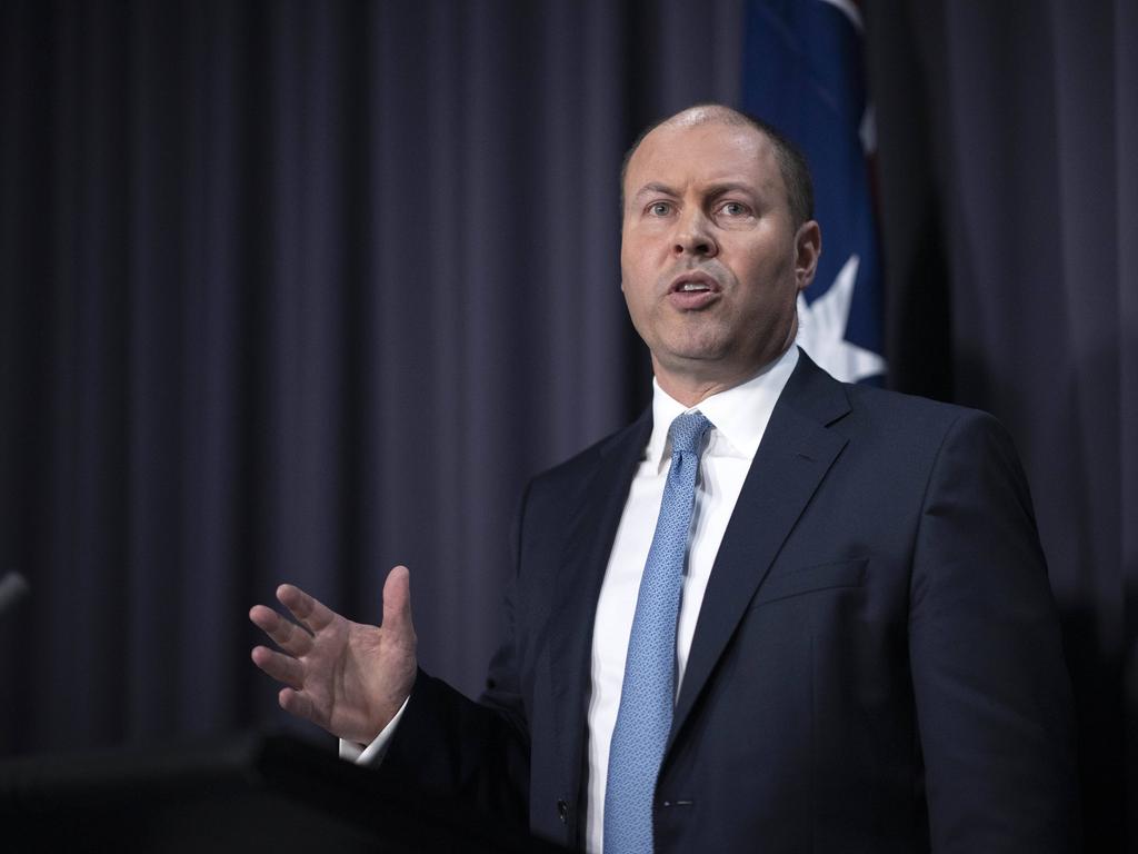 Josh Frydenberg says the government has helped Australia avoid an economic catastrophe. Picture: NCA NewsWire / Gary Ramage